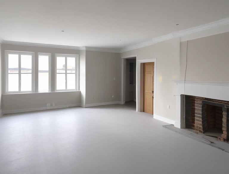 Image showing renovation work inside a modern home.