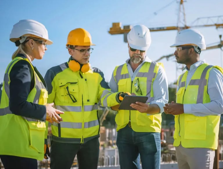 Littak byggleder projekt på plats