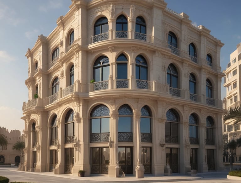 A modern house with a 'For Sale' sign in the front yard on a sunny day.
