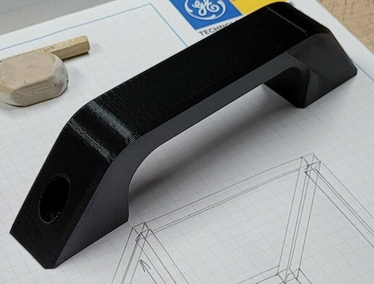 Poignée sur mesure réalisée en impression 3D