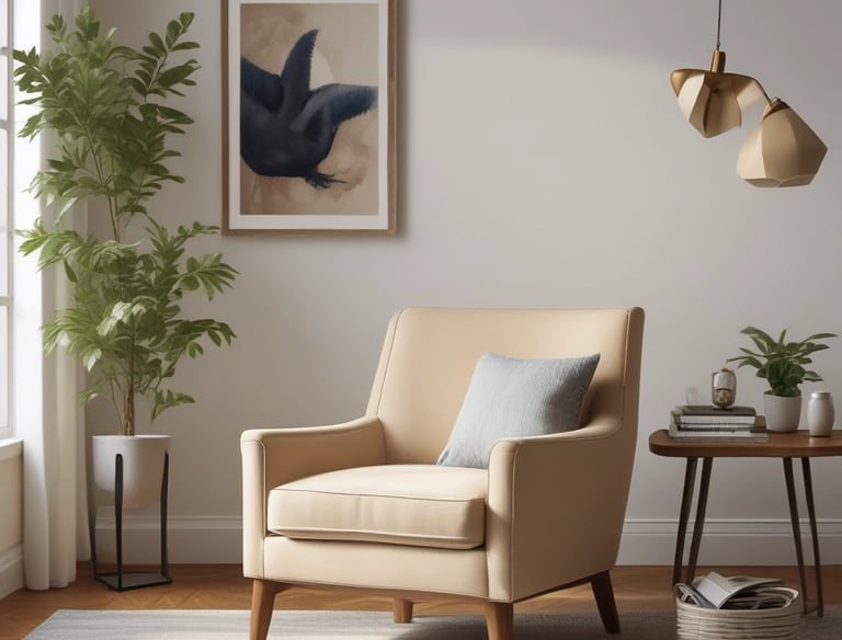 Close-up of a painter carefully cutting in edges with a brush.