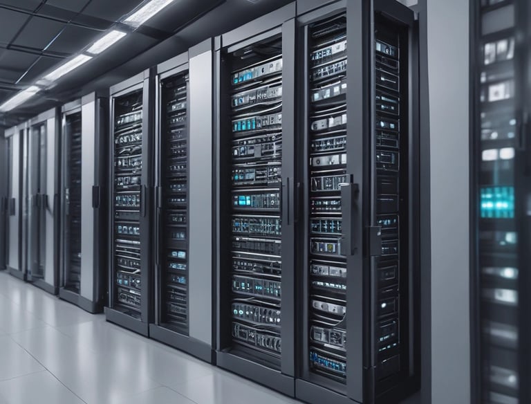 a man riding a skateboard down a street next to tall buildings