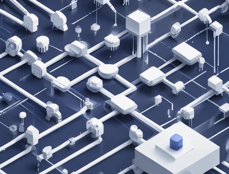 Simple line icon of a gear with a lightbulb inside.