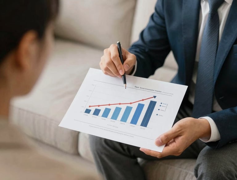 A calm sunset over a peaceful lake symbolizing a secure retirement.