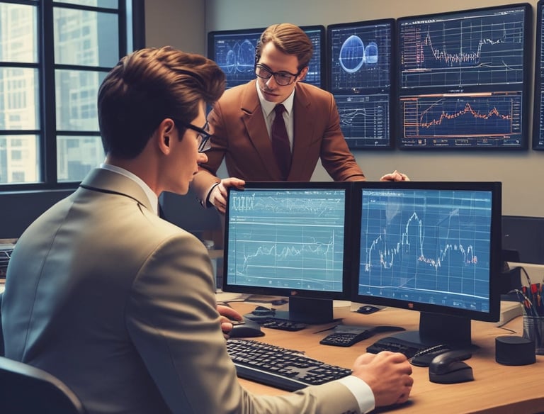 Team collaborating in a London office, working on CRM development.