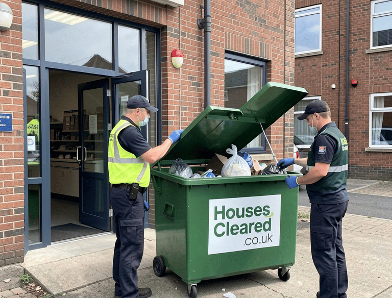 Commercial waste disposal services on contract.