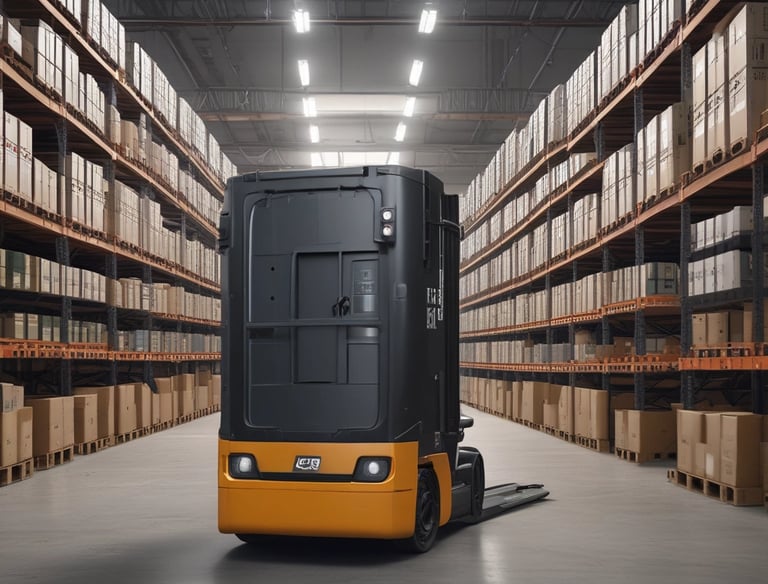 A team carefully loading used batteries into secure containers for transport.