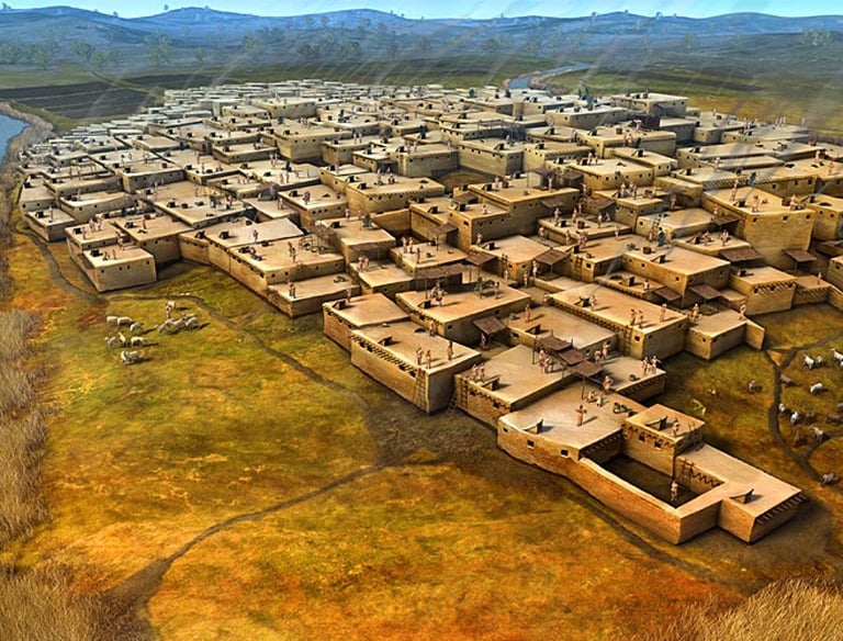 catalhoyuk metropolis from neolithic era