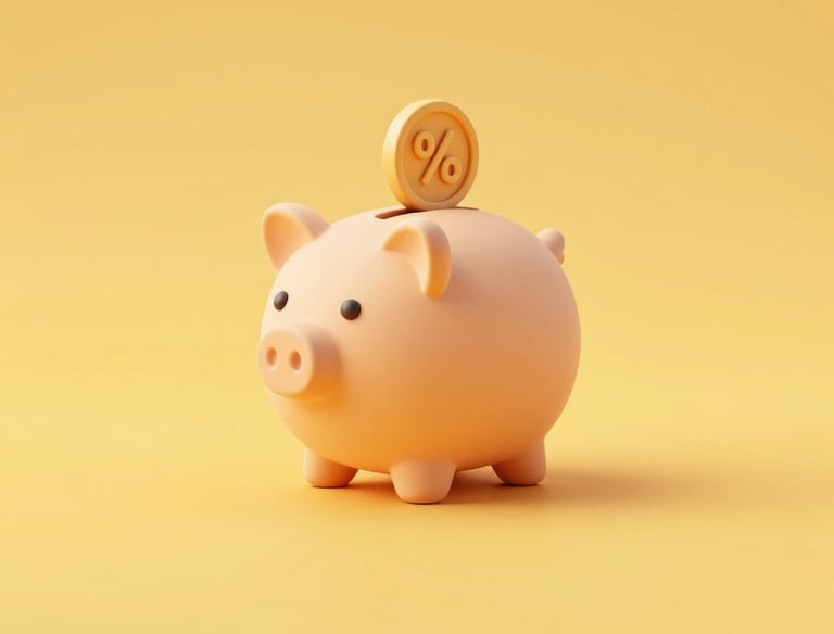 Simple icon showing a tax document with a checkmark indicating full deductibility.