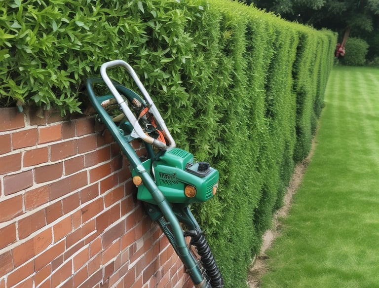a man riding a skateboard down a street next to tall buildings