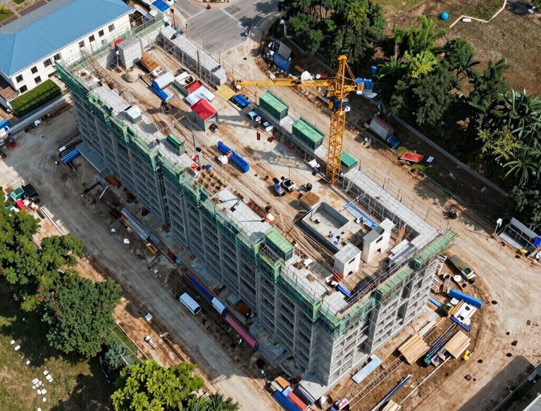 white quadcopter drone flying near snow mountain during daytime
