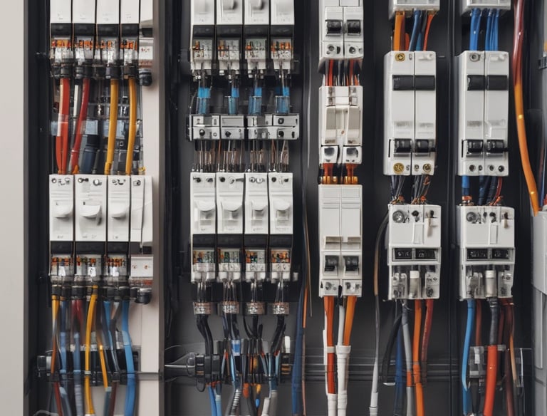 a man riding a skateboard down a street next to tall buildings