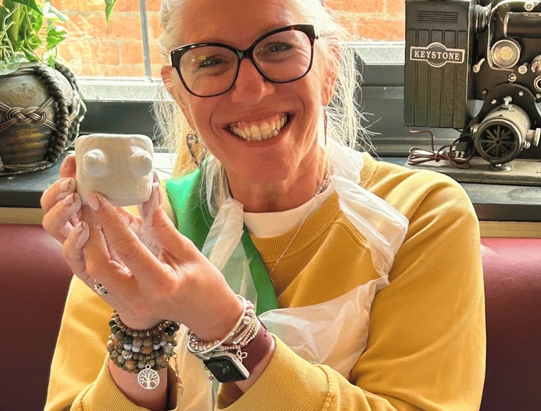 clay boob making hen party