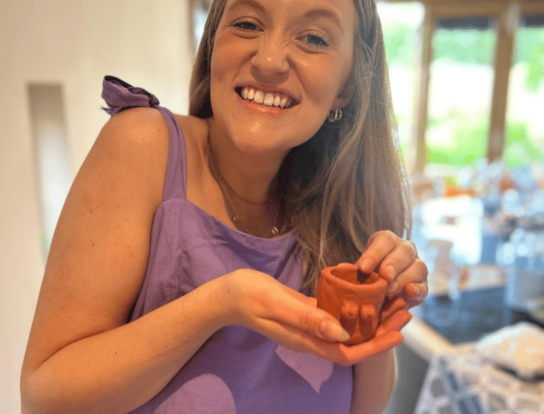 Clay boob pot workshop UK