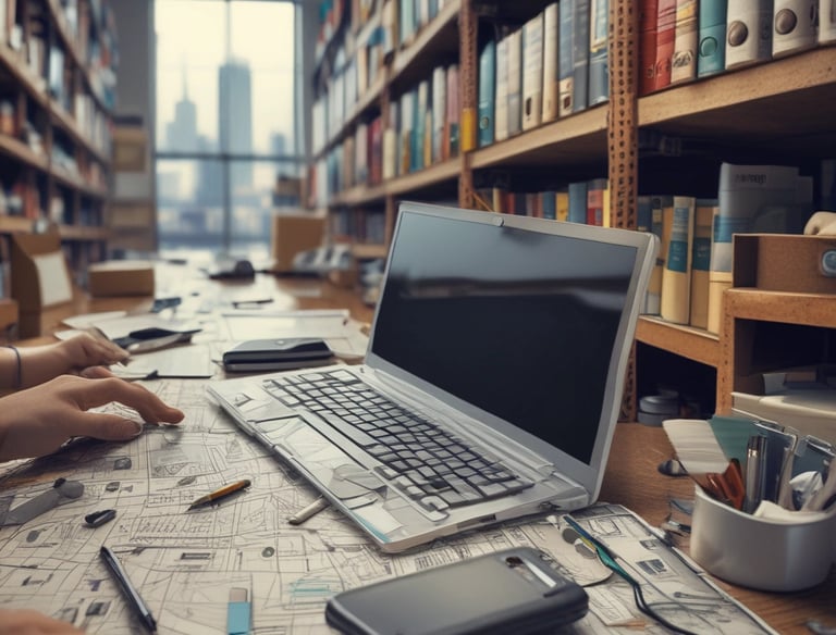 A stylish townhouse in a vibrant neighborhood.