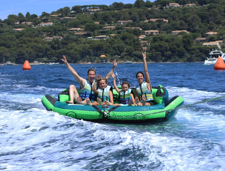 bouée tractée sur papelonne