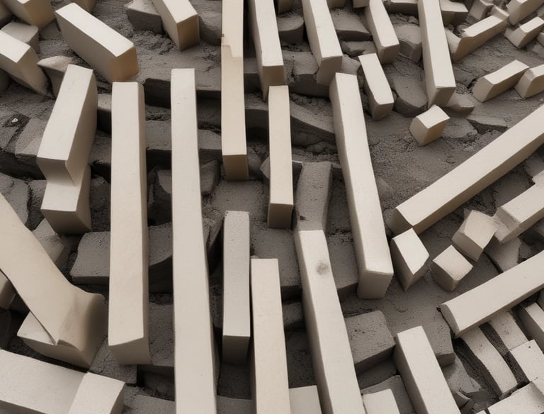 a man riding a skateboard down a street next to tall buildings