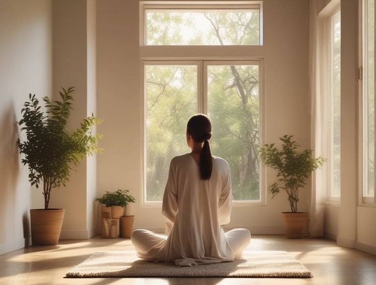 A peaceful journal with a pen resting on a wooden table.