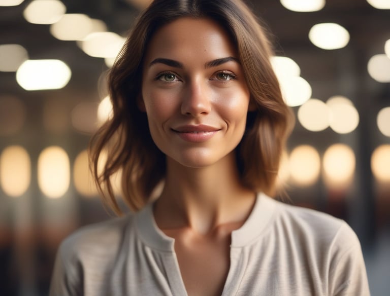 Hands gently tapping on the chest in an EFT tapping session.