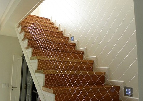 staircase safety nets installation in bangalore by pigeon nets bangalore