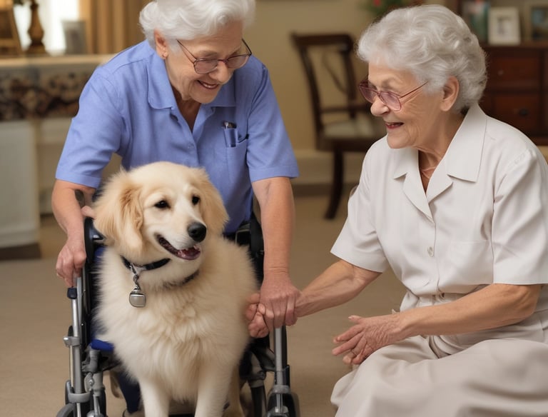 A peaceful group discussion in a cozy room focusing on ethical living principles.