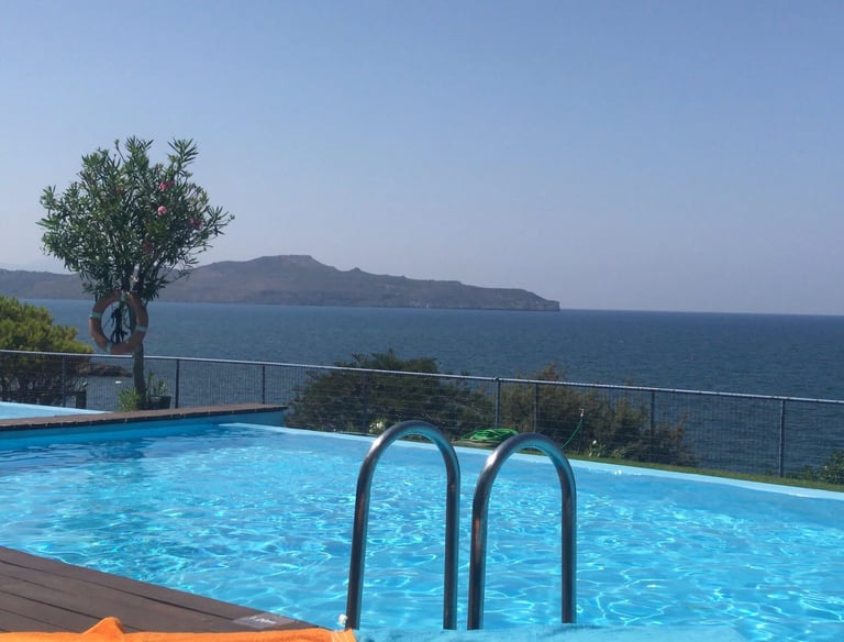 Pool in hotel in Crete