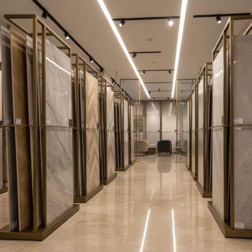 Luxury modular kitchen and premium bathroom ware display