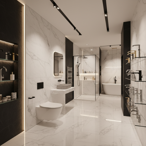 Luxury sanitaryware and bathroom fittings for modern bathrooms
