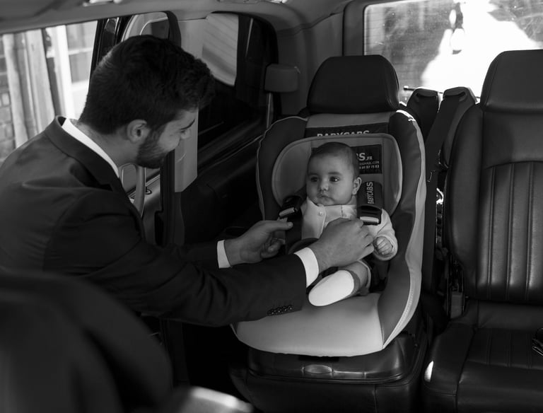 Taxi avec siège bébé à Paris pour transfert sécurisé