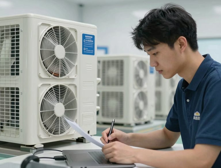 Instructor explaining HVAC concepts during a live online session.