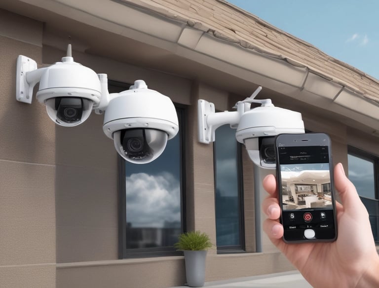 Team collaborating on cybersecurity strategies in a high-tech environment.