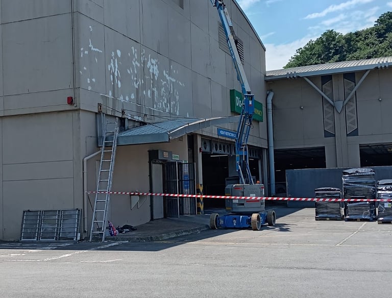 Industrial Painting at a factory in Durban