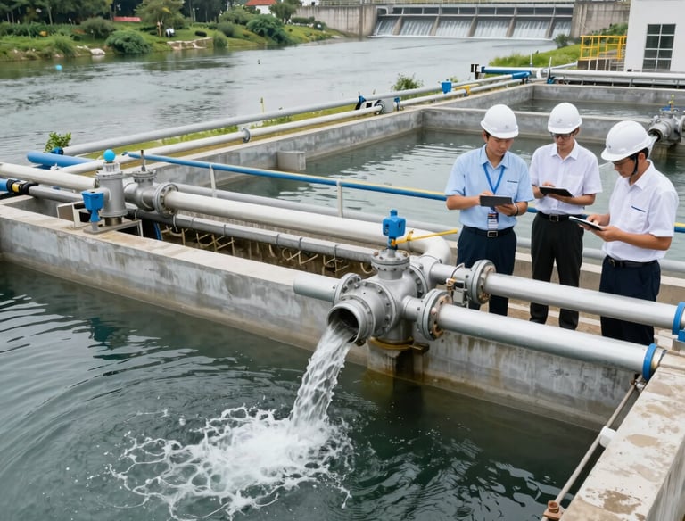 a man riding a skateboard down a street next to tall buildings