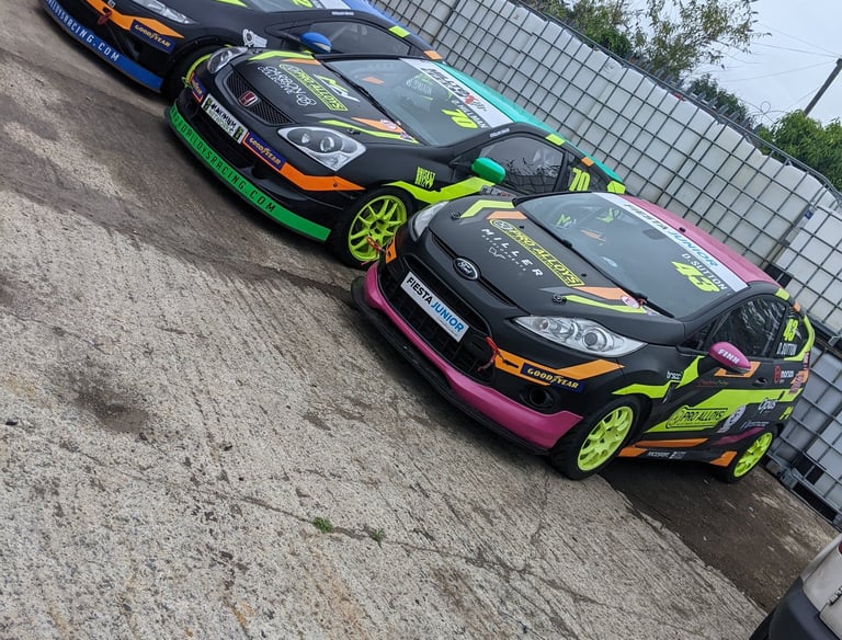 custom graphics and and full wrap for civic race team