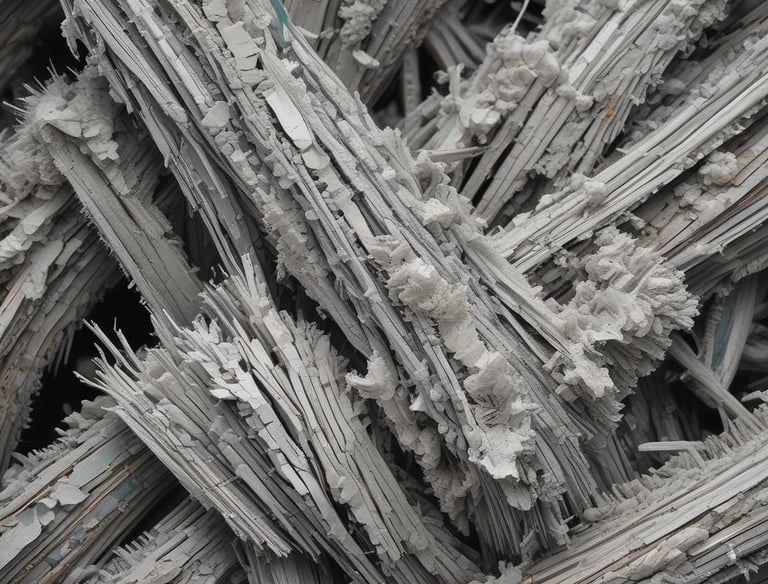 Protective team removing asbestos materials from a residential attic.