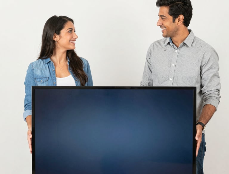 A cozy home setting with a family happily engaging in activities together.