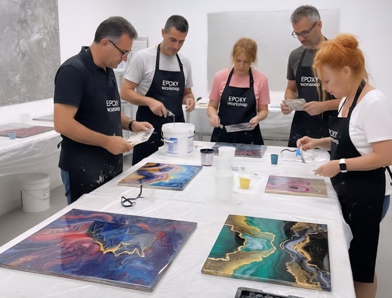 Tecnica taller profesional de epoxi resina