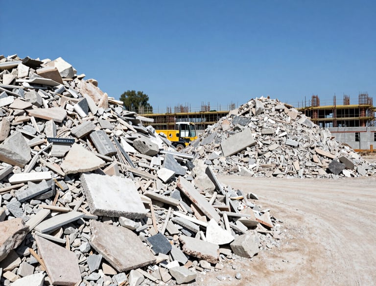 a man riding a skateboard down a street next to tall buildings