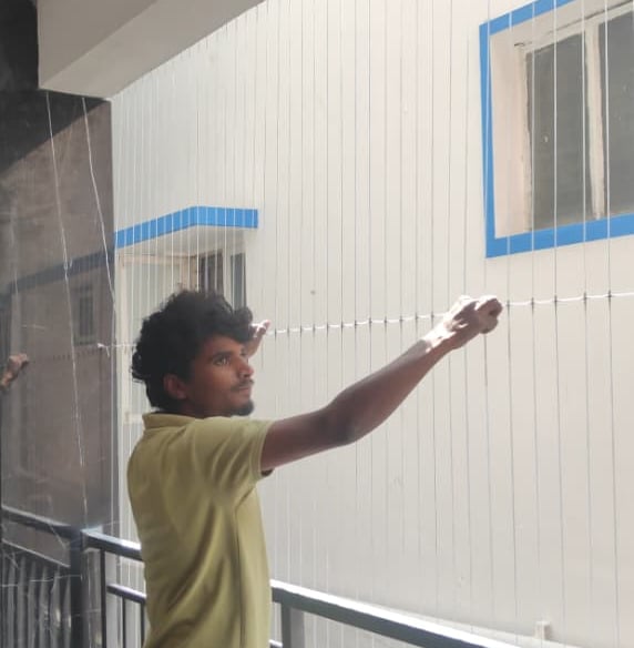 invisivble grills installation in Hyderabad