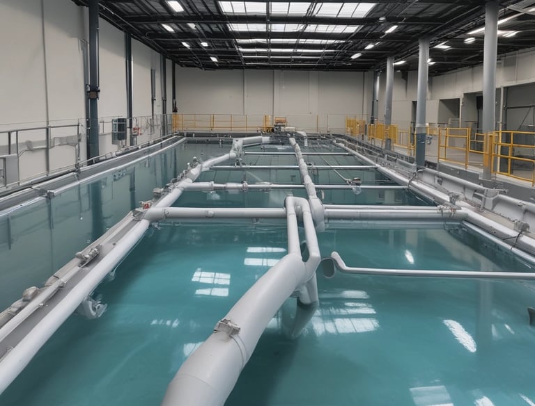 a man riding a skateboard down a street next to tall buildings