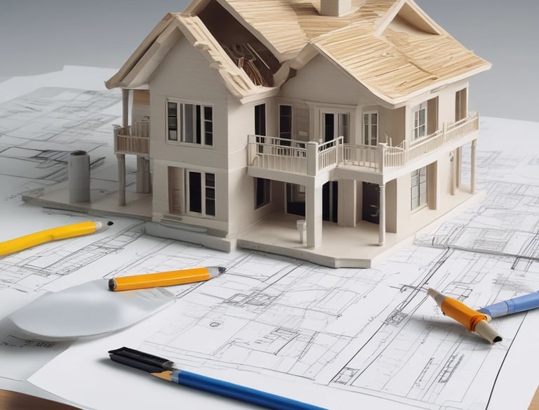 A friendly consultant discussing vacation home investment plans with a couple in a cozy office.