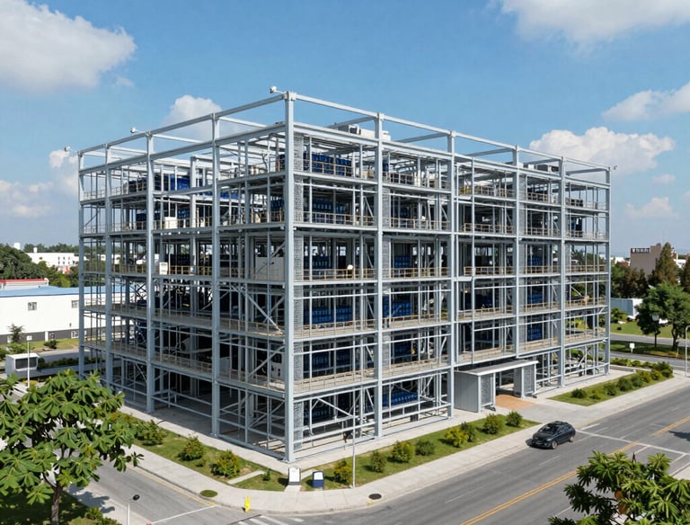 Digital handshake made of fiber optic cables in a data center representing AI network connectivity.