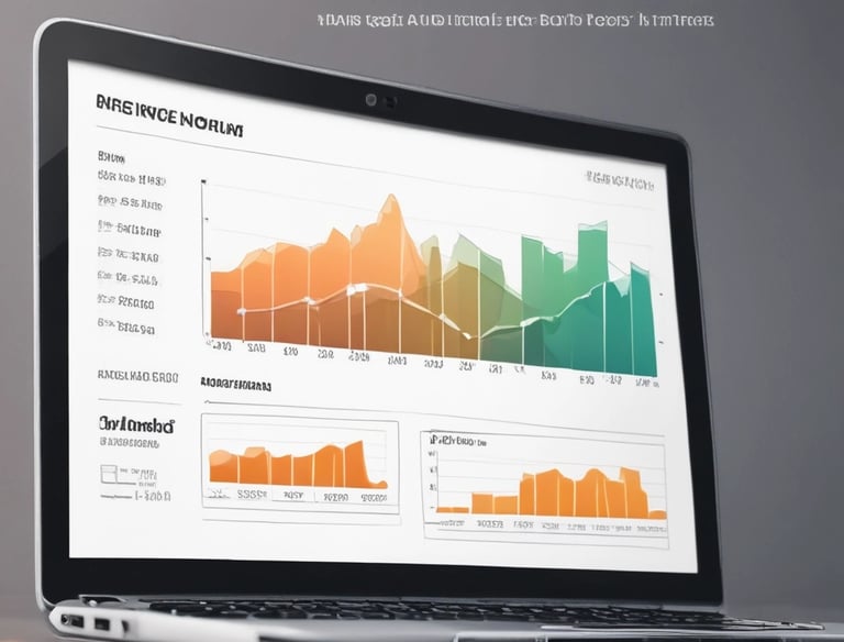 A modern workspace with a developer coding a website on a laptop.