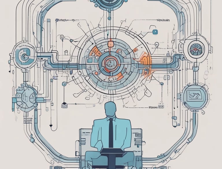 Close-up of a robotic arm seamlessly assembling electronic components in a high-tech factory.
