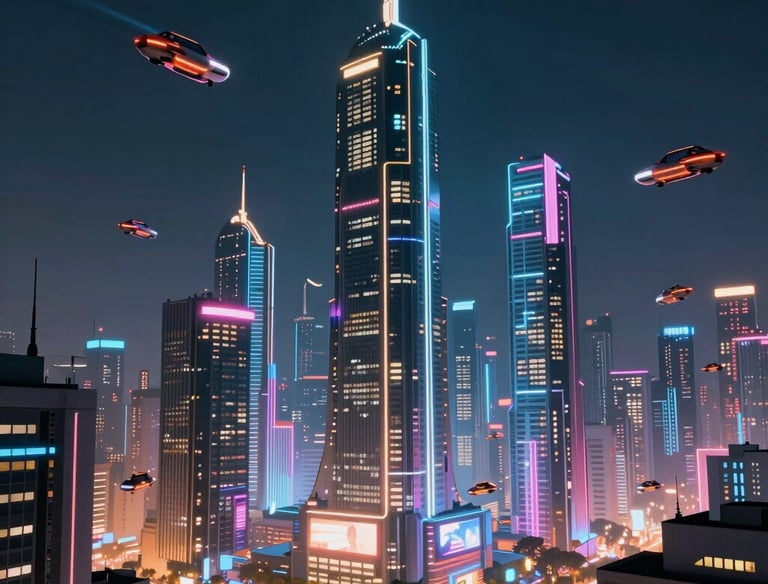 Researchers collaborating over advanced AI-driven biotechnology equipment in a high-tech facility.