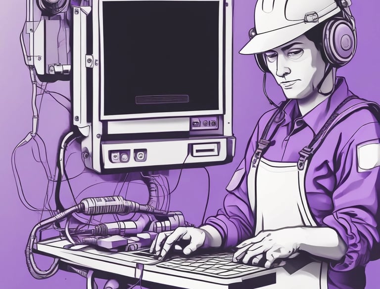 Graph showing upward SEO performance metrics on a computer screen.