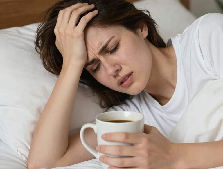 Close-up of a thoughtful patient during a psychosomatic consultation.