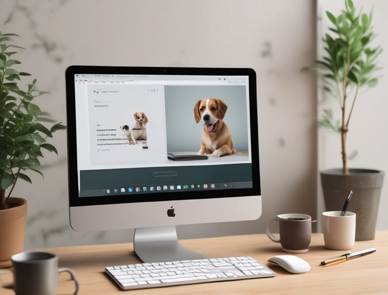 A small group of dog owners and their dogs interacting outdoors during a training session.