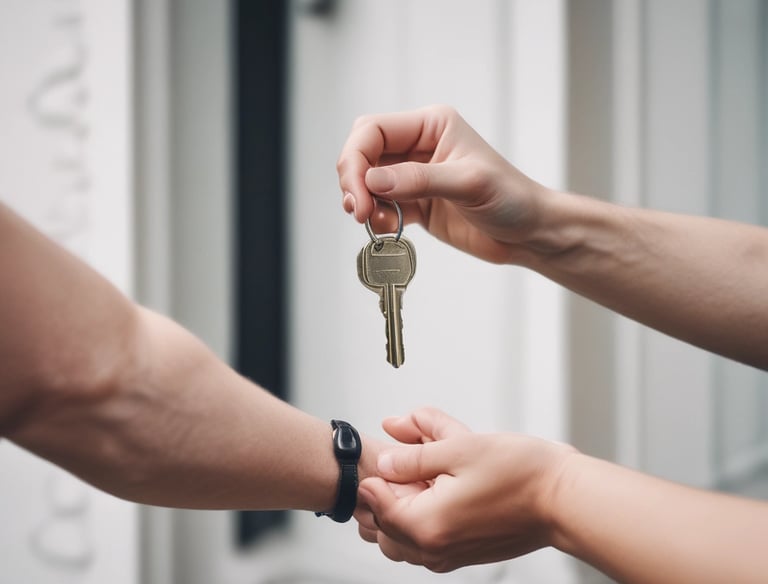 Bright kitchen area ready for guests to use during their stay.