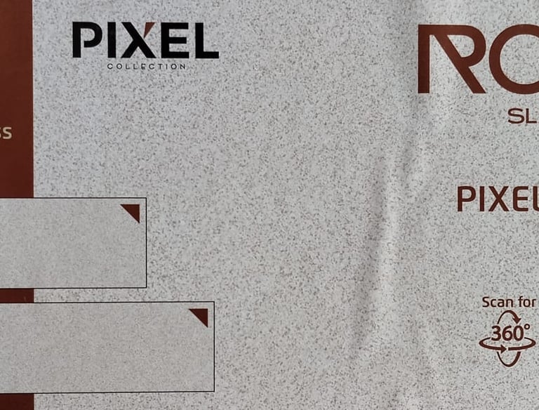 Pixel Barley fullbody rock slabs with 15mm thickness and custom sizes for modern interior design.